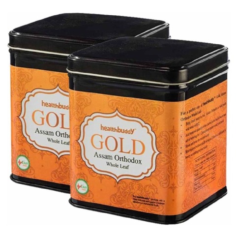 Healthbuddy Gold Assam Orthodox Tea, Unflavoured 0.1 kg - Pack of 2 Healthbuddy Gold Assam Orthodox Tea, Unflavoured 0.1 kg - Pack of 2