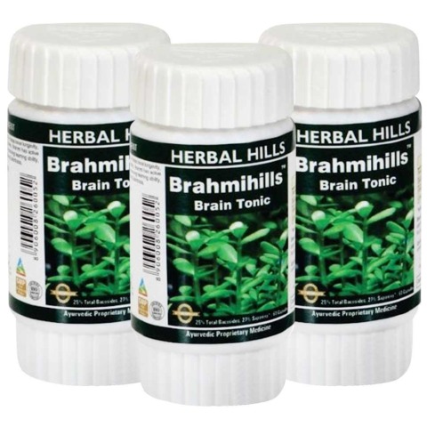Herbal Hills Brahmihills, 60 capsules - Pack of 3 Herbal Hills Brahmihills, 60 capsules - Pack of 3