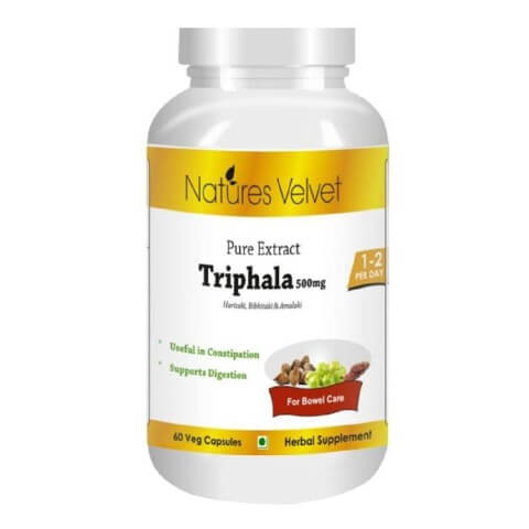 Natures Velvet Triphala Pure Extract (500 mg), 60 capsules Natures Velvet Triphala Pure Extract (500 mg), 60 capsules