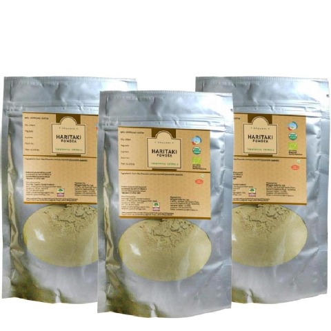 Nirogam Organic Haritaki Powder, 100 g - Pack of 3 Nirogam Organic Haritaki Powder, 100 g - Pack of 3