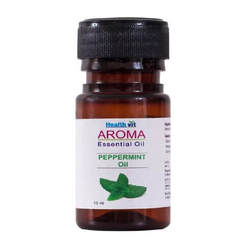 Healthvit Aroma Peppermint Oil, 15 ml for All Skin Types Healthvit Aroma Peppermint Oil, 15 ml for All Skin Types