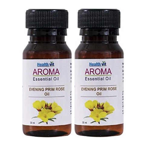 Healthvit Aroma Evening Primrose Oil, 30 ml for All Skin Types - Pack of 2 Healthvit Aroma Evening Primrose Oil, 30 ml for All Skin Types - Pack of 2