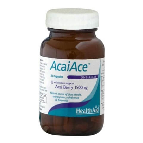 HealthAid Acai Ace (Acai Berry), 30 capsules Unflavoured HealthAid Acai Ace (Acai Berry), 30 capsules Unflavoured