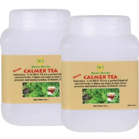 Sewa Herbs Calmex Tea, Natural 100 g - Pack of 2 Sewa Herbs Calmex Tea, Natural 100 g - Pack of 2