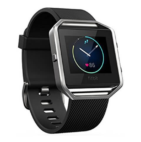 Fitbit Blaze Smart Fitness Watch, Black/Silver