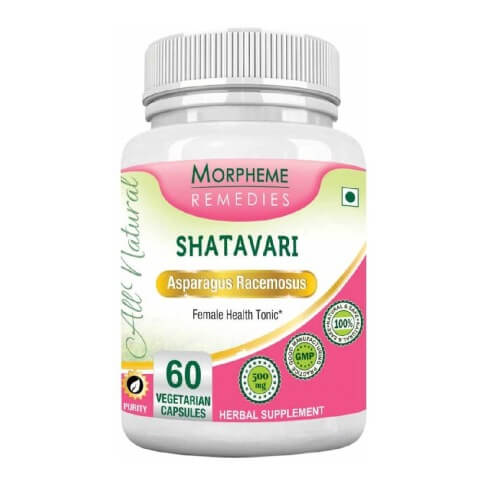 Morpheme Remedies Shatavari (500 mg), 60 veggie capsule(s) Morpheme Remedies Shatavari (500 mg), 60 veggie capsule(s)