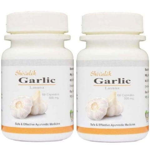 Shivalik Herbals Garlic- Allium Sativum, 120 capsules Shivalik Herbals Garlic- Allium Sativum, 120 capsules