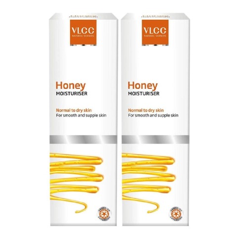 VLCC Honey Moisturiser - Pack of 2, 100 ml Normal to Dry Skin VLCC Honey Moisturiser - Pack of 2, 100 ml Normal to Dry Skin