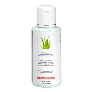 Herbline Aloevera Moisturising Lotion, 100 ml for All Skin Types