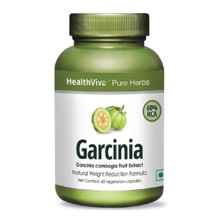 HealthViva Garcinia with 60% HCA, 60 capsules
