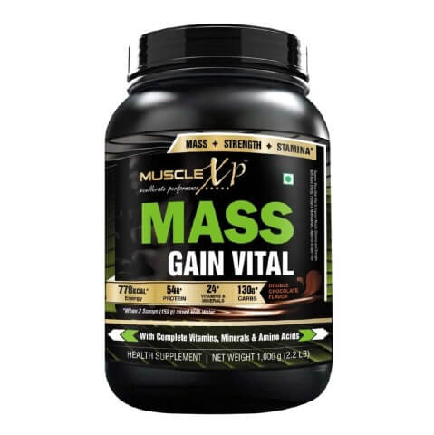 MuscleXP Mass Gain Vital,  Double Rich Chocolate  2.2 lb 
