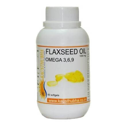 Kausthubha Flaxseed Oil Omega 3,6,9, 60 softgels Kausthubha Flaxseed Oil Omega 3,6,9, 60 softgels