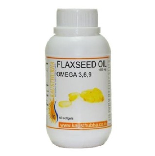 Kausthubha Flaxseed Oil Omega 3,6,9, 60 softgels