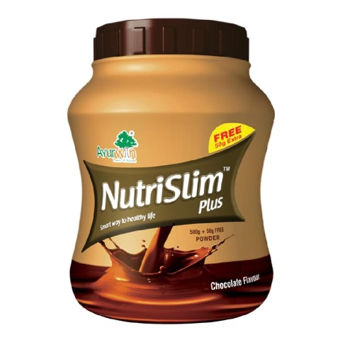 Ayurwin Nutrislim Plus Powder, 0.5 kg Chocolate Ayurwin Nutrislim Plus Powder, 0.5 kg Chocolate