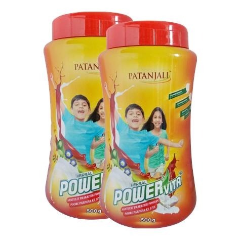 Patanjali Powervita - Pack of 2 Unflavoured 0.5 kg Patanjali Powervita - Pack of 2 Unflavoured 0.5 kg
