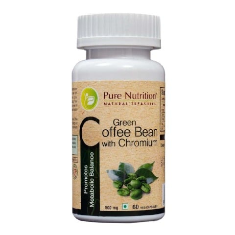 Pure Nutrition Green Coffee Bean with Chromium, 60 capsules Pure Nutrition Green Coffee Bean with Chromium, 60 capsules