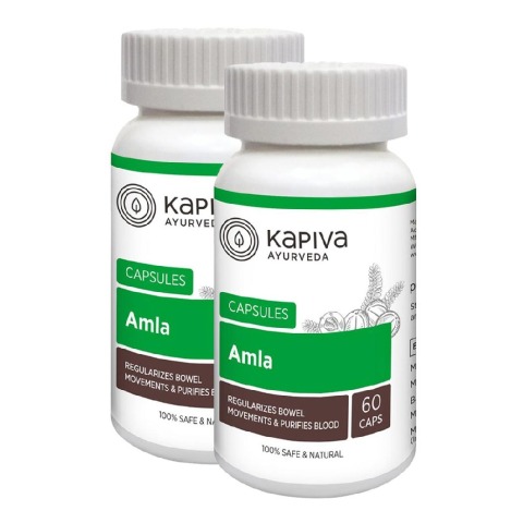 Kapiva Amla - Pack of 2 60 capsules Kapiva Amla - Pack of 2 60 capsules