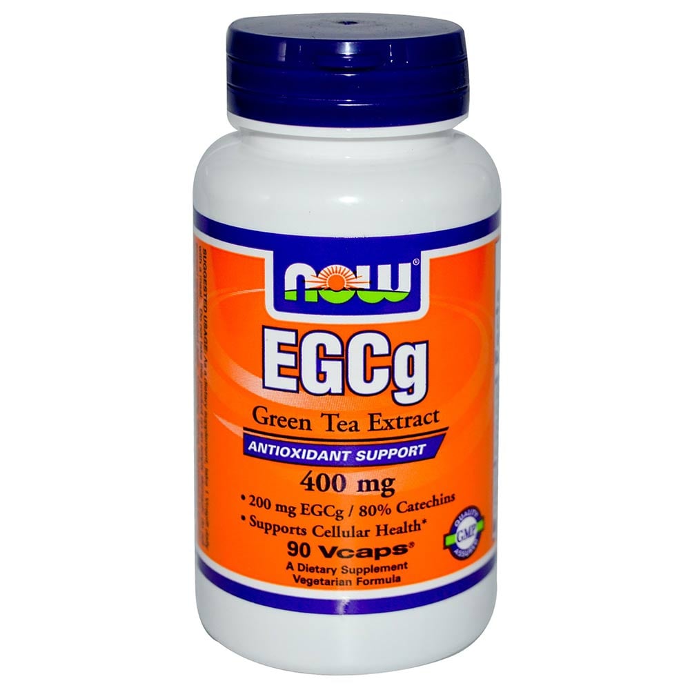 Now EGCg Green Tea Extract (400mg),  90 veggie capsule(s)  Unflavoured 