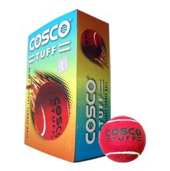 Cosco Tuff Heavy Weight Cricket Tennis Ball (Pack of 6)