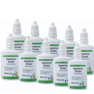 Healthfarm Stevia Sweetner Drops (Pack of 10), 50 ml