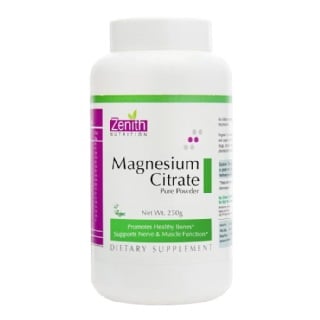 Zenith Nutrition Magnesium Citrate, Unflavoured 0.250 kg