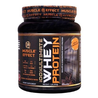Muscle Effect Ultimate 100% Whey Protein, 1 lb Chocolate