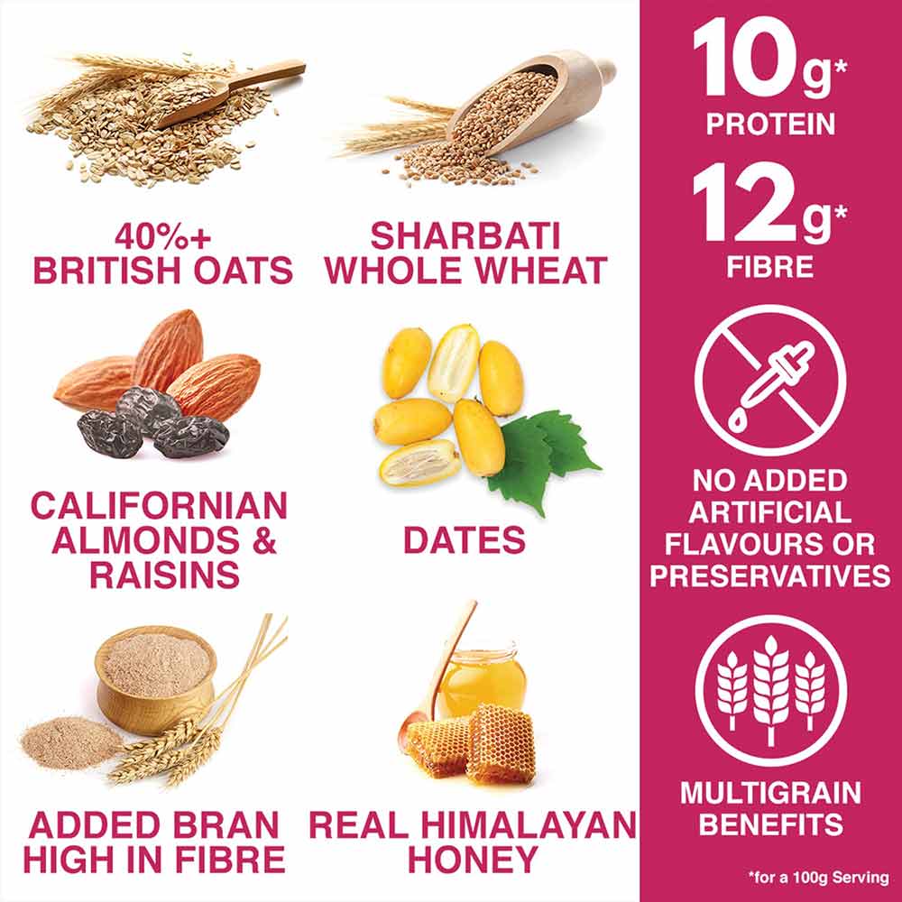 4 - Bagrrys Swiss Style Muesli,  500 g  Unflavoured 