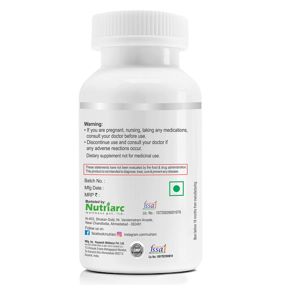 3 - Nutriarc Wellness Vitamin C 1000 mg,  60 capsules  Unflavoured 