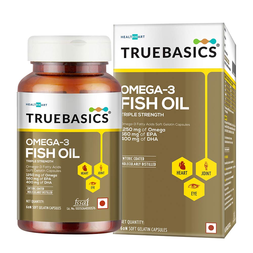 Truebasics Fish Oil With 1250Mg Online at Best Price HealthKart