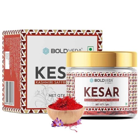 1 - Boldfit Kesar,  Natural  1 g 