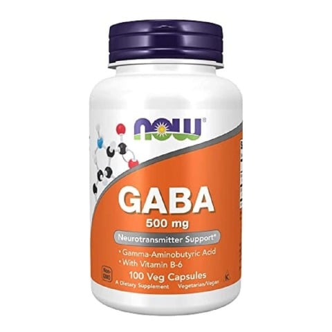 1 - Now GABA (500 mg),  100 capsules 