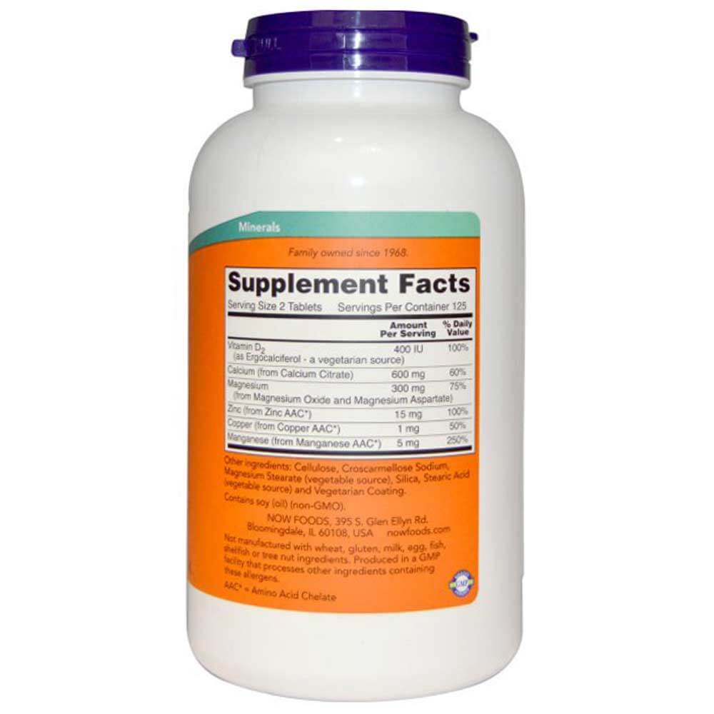 Now Calcium Citrate, Unflavoured 250 tablet(s