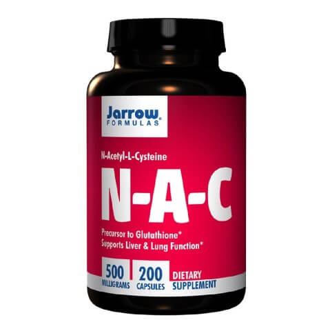 Jarrow Formulas N-Acetyl-L-Cysteine 500 mg,  100 capsules 