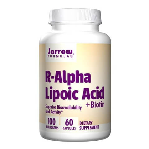 Jarrow Formulas R-Alpha Lipoic Acid with Biotin,  60 capsules  Unflavoured 