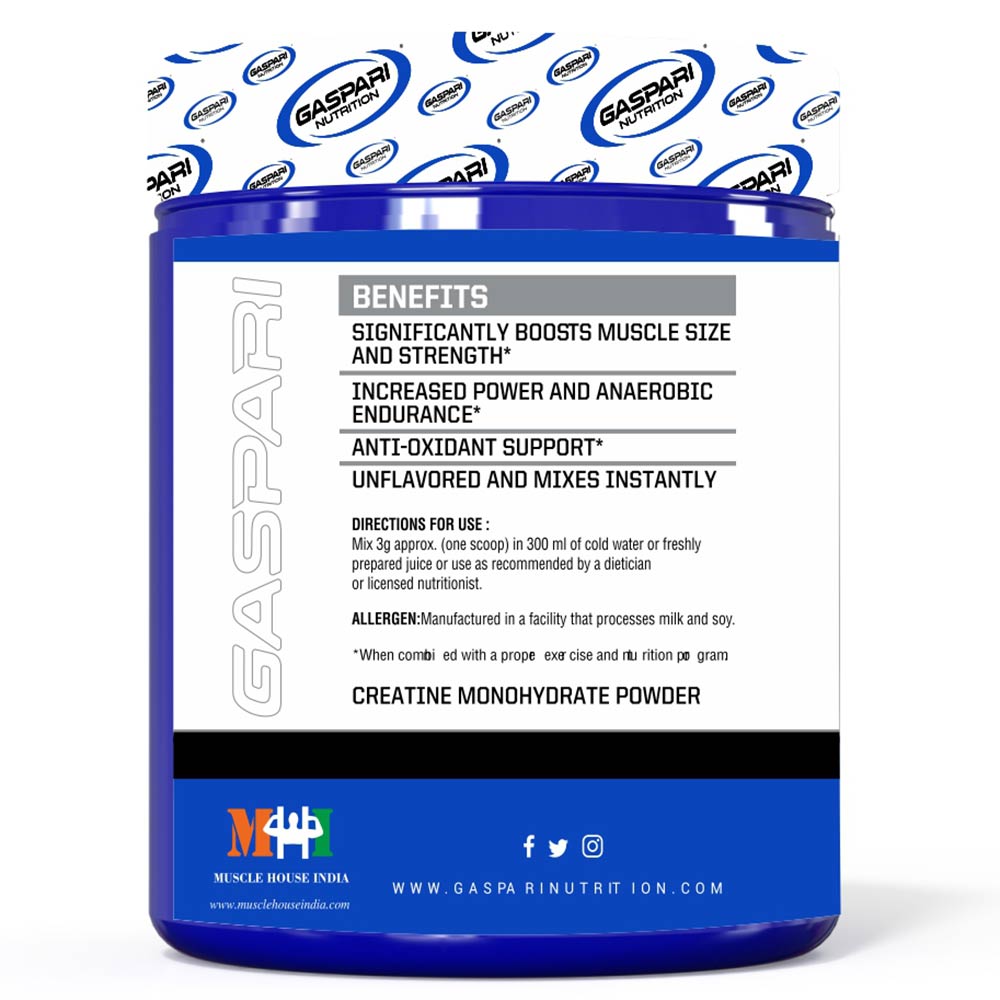 supplementinfo - Gaspari Nutrition Creatine,  Unflavoured  0.55 lb 