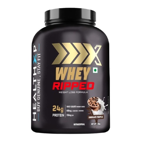1 - HealthXP Whey Ripped,  4.4 lb  Chocolate Truffle 