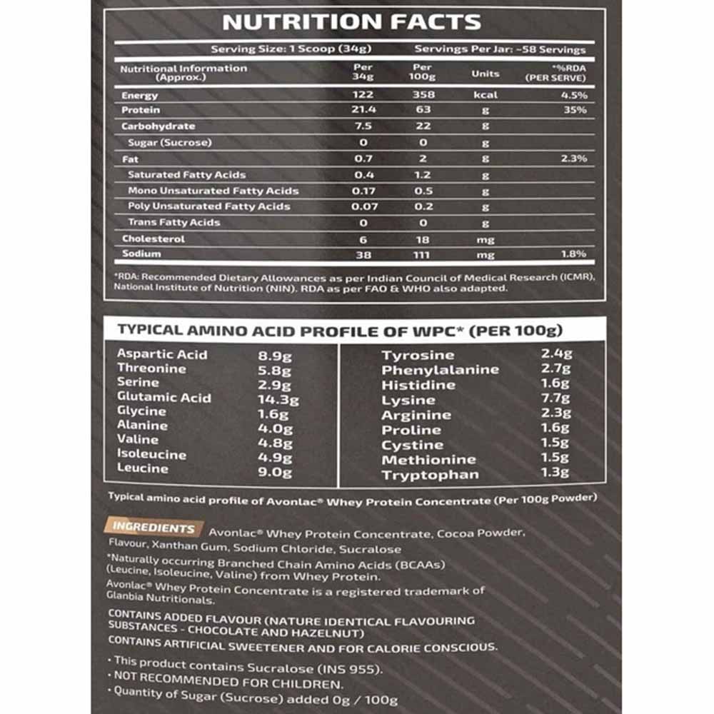 supplement - Scitron Premium Whey,  4.4 lb  Chocolate Hazelnut 