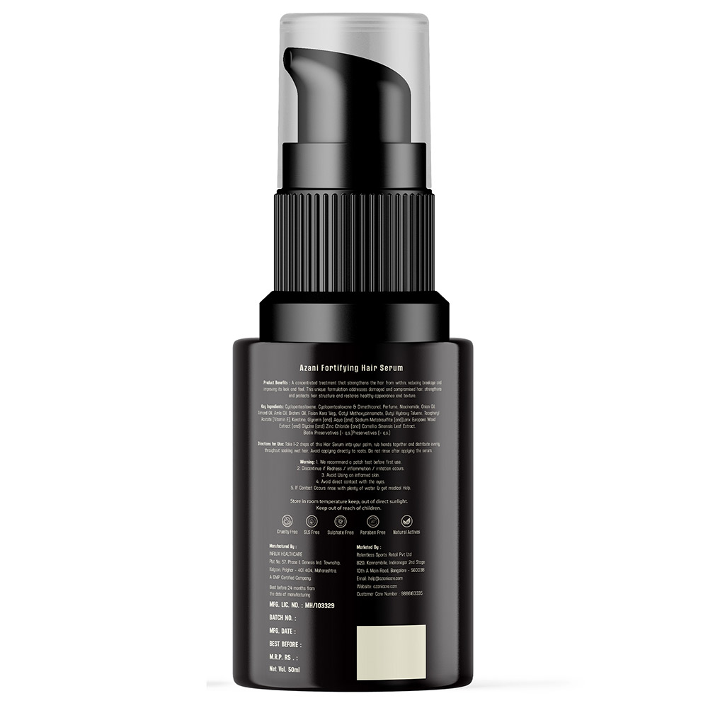 8 - Azani Active Care Hair Serum,  50 ml  with Biotin, Keratin & Redensyl 
