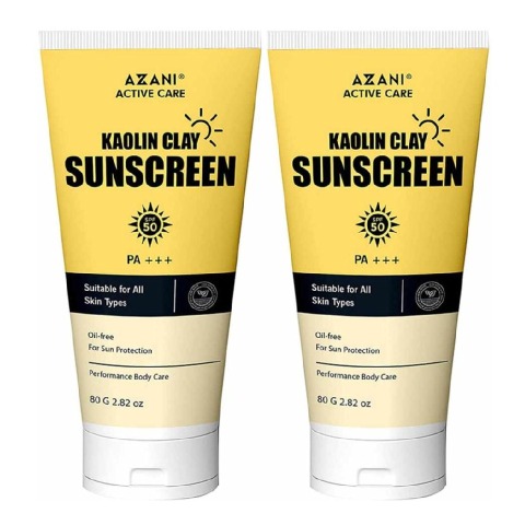 1 - Azani Active Care Sunscreen,  80 g  for All Skin Types (Pack of 2) 