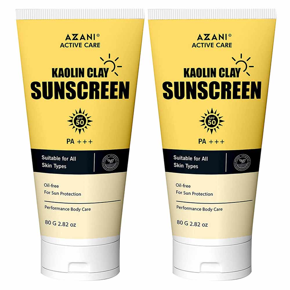 1 - Azani Active Care Sunscreen,  80 g  for All Skin Types (Pack of 2) 