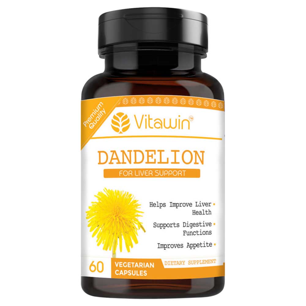 1 - VITAWIN Dandelion for Liver Support (500 mg),  60 capsules 