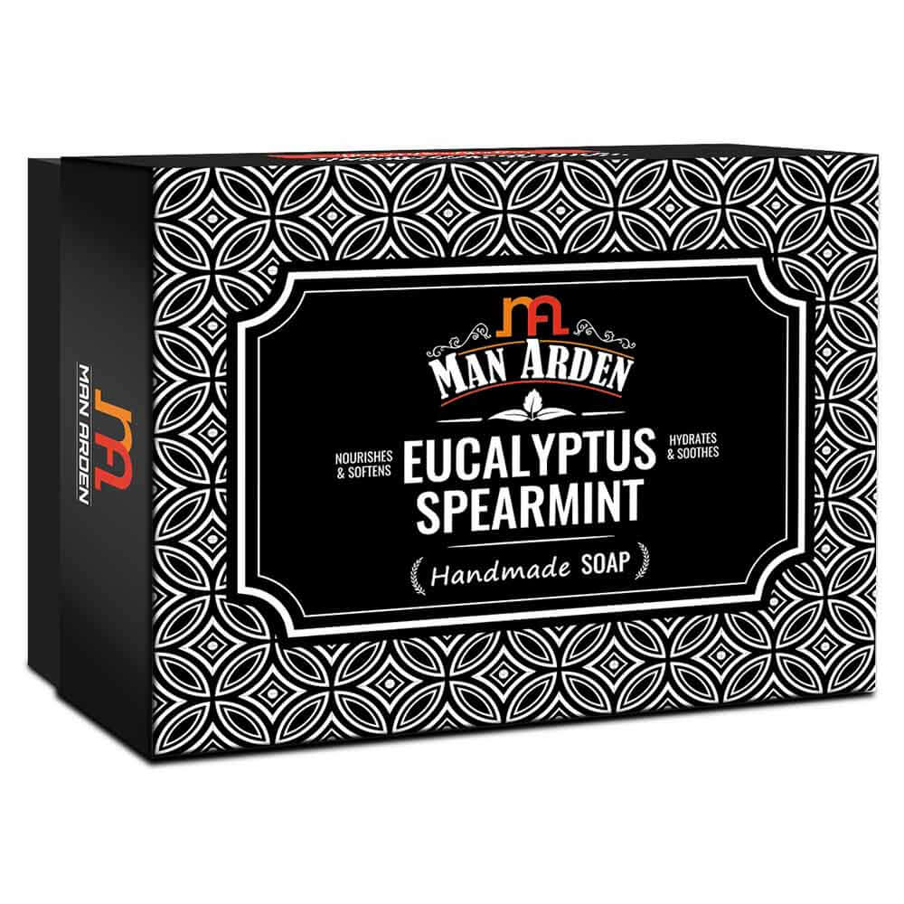 5 - Man Arden Eucalyptus Spearmint Handmade Soap,  125 g  Nourishes & softens, Hydrates & Soothes 