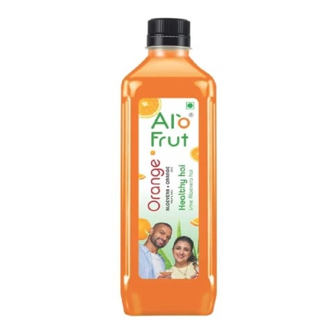 1 - Alo Frut Orange Aloevera Juice,  0.160 L  Orange (Pack of 5) 
