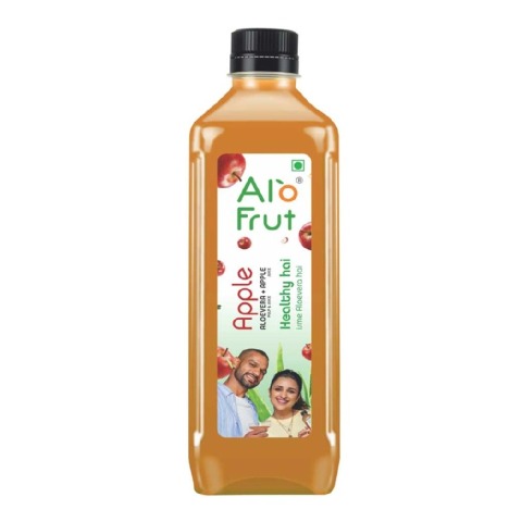 1 - Alo Frut Apple Aloevera Juice,  0.200 L  Apple (Pack of 5) 