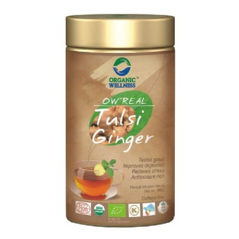 Organic Wellness OW'Real Tulsi Ginger,  Unflavoured  0.100 kg 