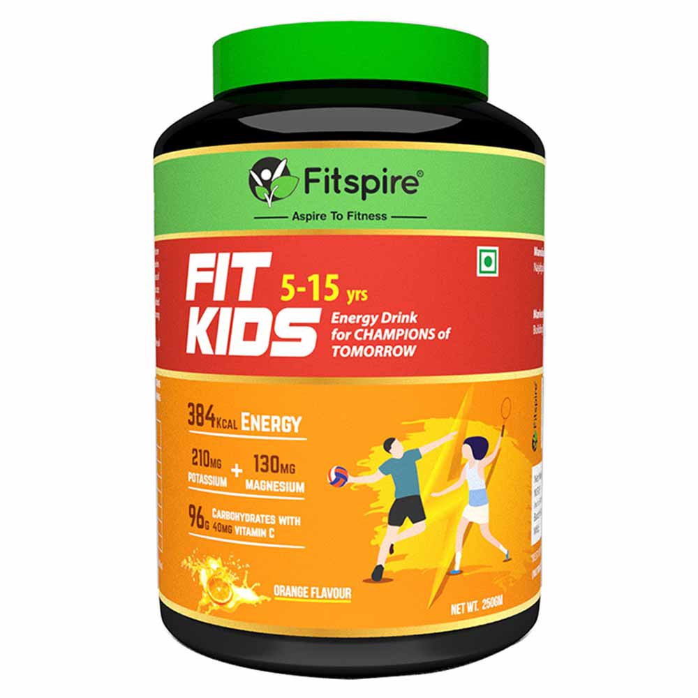 1 - Fitspire Energy Kids Drink,  250 g  Orange 