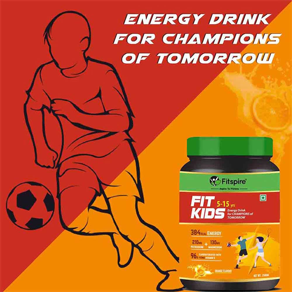 6 - Fitspire Energy Kids Drink,  250 g  Orange 