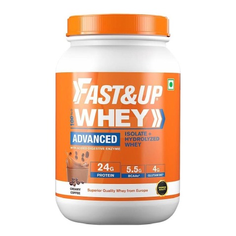 Fast & Up Whey Advanced - Isolate + Hydrolyzed Whey,  2.01 lb  Creamy Coffee 
