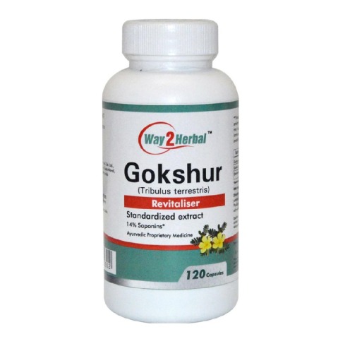 Way2Herbal Gokshur, 120 capsules Way2Herbal Gokshur, 120 capsules