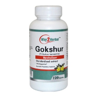 Way2Herbal Gokshur, 120 capsules